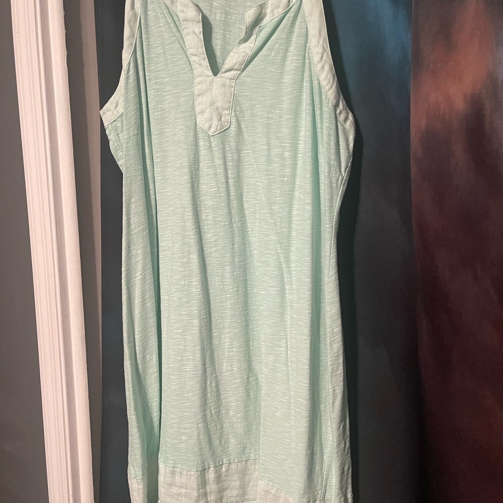 Tommy Bahama Light Green Sleeveless Dress